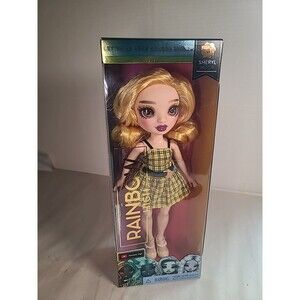 New Rainbow High "Sheryl Meyer" Yellow & Black Plaid Fashion Doll Series #3
